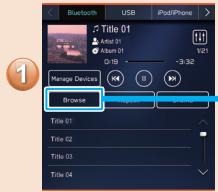 SUBARU WRX (2021) - - Procedure à suivre: Utiliser les modes de lecture - - 1
