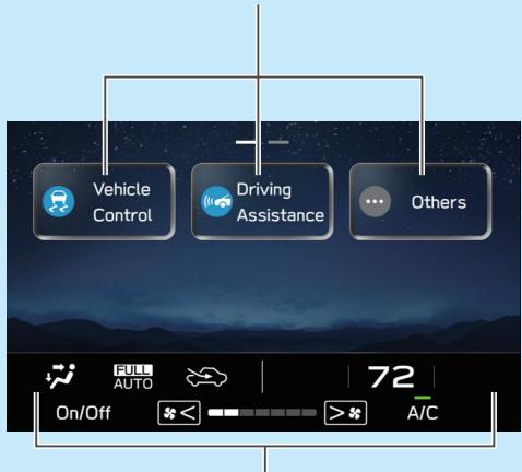 SUBARU WRX (2021) - ÉCRAN D'INFORMATIONS SUR LE VÉHICULE/DE CLIMATISATION - 1