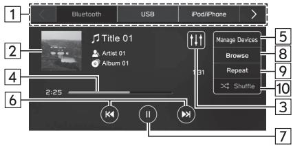 SUBARU WRX (2021) - Écran de commande - 2