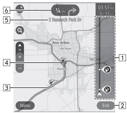 SUBARU WRX (2021) - ÉCRAN DE GUIDADE D'ITINÉRAIRE - 1