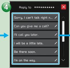 SUBARU WRX (2021) - - Procedure à suivre: Envoyer un message* à partir du partir du réseau téléphonique - - 3