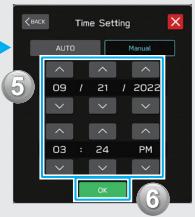 SUBARU WRX (2021) - - Procédure à suivre: Régler l'horloge manuellement - - 3