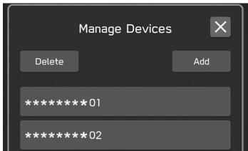 SUBARU WRX (2021) - CONNECTER OU DECONNECTER UN TÉLÉPHONE/PÉRIPHÉRIQUE Bluetooth - 1