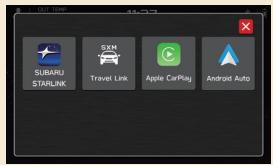 SUBARU WRX (2021) - ÉCRAN d'applications - 1