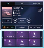 SUBARU WRX (2021) - Enregistrez la station de radio. - 2