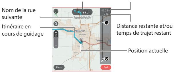 SUBARU WRX (2021) - ÉCRAN DE GUIDADE D'ITINÉRAIRE - 1