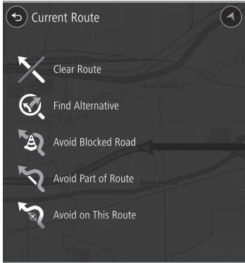 SUBARU WRX (2021) - ÉCRAN D'ITINÉRAIRE EN COURS - 1