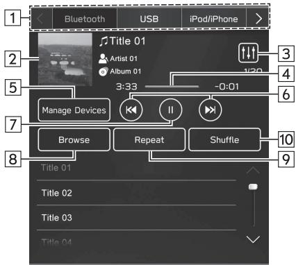 SUBARU WRX (2021) - Écran de commande - 1