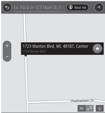 SUBARU WRX (2021) - ENREGISTREMENT D'UN POINT COMME DOMICILE/ LIEU DE TRAVAIL/FAVORI - 1