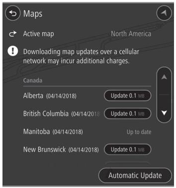 SUBARU WRX (2021) - MISE À JOUR MANUELLE DES DONNÉES CARTOGRAPHIQUES AU MOYEN DU Wi-Fi - 1