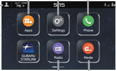 SUBARU WRX (2021) - ÉCRAN de téléphone - 2