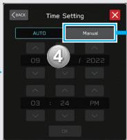 SUBARU WRX (2021) - - Procédure à suivre: Régler l'horloge manuellement - - 2