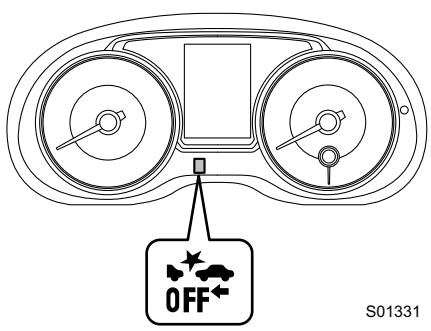 SUBARU Crosstrek (2016) - Désactivation de la gestion de l'accéléateur avant collision - 2
