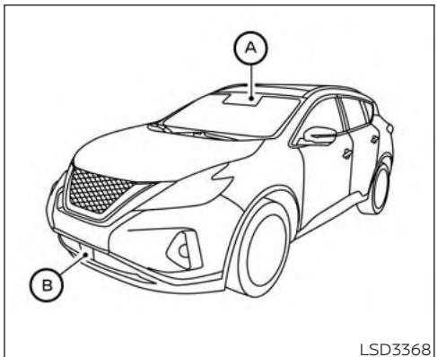NISSAN Murano (2019) - AVERTISSEMENT - 1