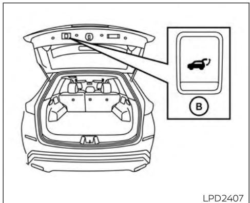 NISSAN Murano (2019) - Commutateur d'ouverture du hayon - 1