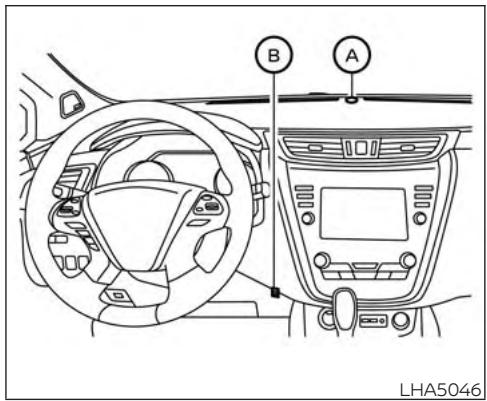 NISSAN Murano (2019) - Interrupteur du dégivre de lunette arrière et de rétroviseur extérieur (selon l'équipement) - 1
