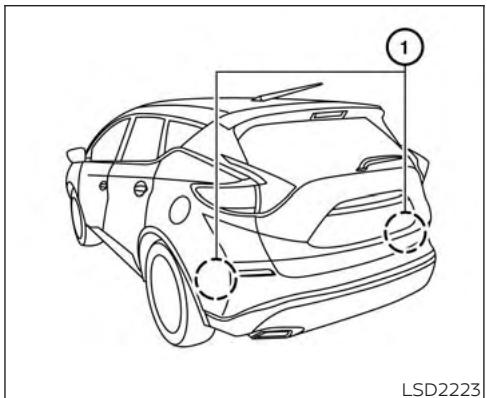 NISSAN Murano (2019) - SYSTEME D'AVERTISSEMENT SUR ANGLE MORT (BSW) (selon I'equipement) - 1