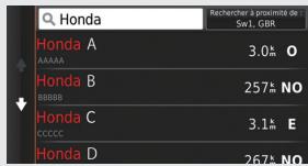Honda Civic 10 (2017-2019) - Utilisation de l'écran tactile - 3