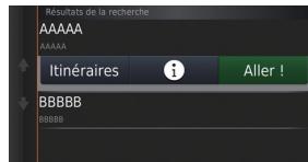 Honda Civic 10 (2017-2019) - Navigation—Saisir une destination - 6