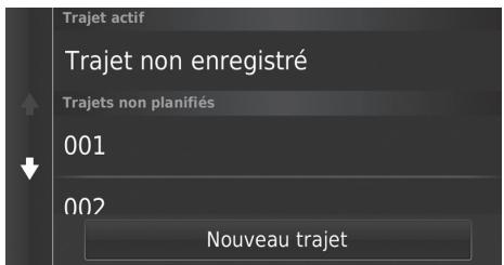 Honda Civic 10 (2017-2019) - Utilisation de l'itinétaire enregistré - 3