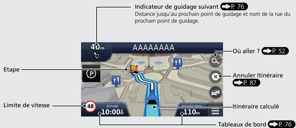 Honda Civic 10 (2017-2019) - Pendant le guidage - 1