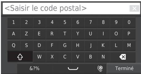 Honda Civic 10 (2017-2019) - Selection du code postal - 3