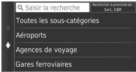 Honda Civic 10 (2017-2019) - Recherche d'un lieu par catégorie - 4