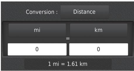 Honda Civic 10 (2017-2019) - Convertisseur d'unités - 3