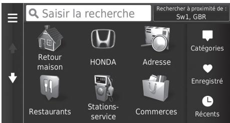 Honda Civic 10 (2017-2019) - Saisie d'une nouvelle destination - 4