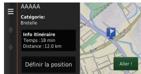 Honda Civic 10 (2017-2019) - Navigation—Saisir une destination - 8