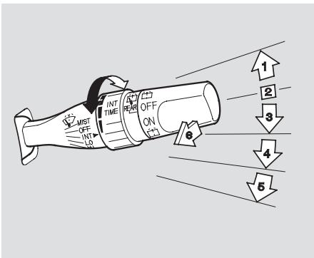 Honda Pilot (2002-2006) - Vérifier le témoin du bouchon du carburant (odomètre/message de la température extérieure) - 2