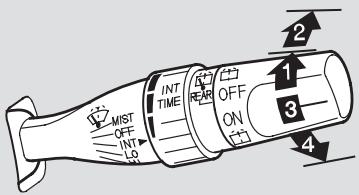 Honda Pilot (2002-2006) - Vérifier le témoin du bouchon du carburant (odomètre/message de la température extérieure) - 3