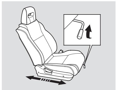 Honda Pilot (2002-2006) - Réglages manuels du siège - 1