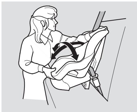 Honda Pilot (2002-2006) - Installation d'un siège d'enfant avec une ceinture sous-abdominale/baudrier - 4
