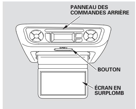 Honda Pilot (2002-2006) - Pour désir le système de divertissement arrêté à partir du panneau des commandes avant - 2