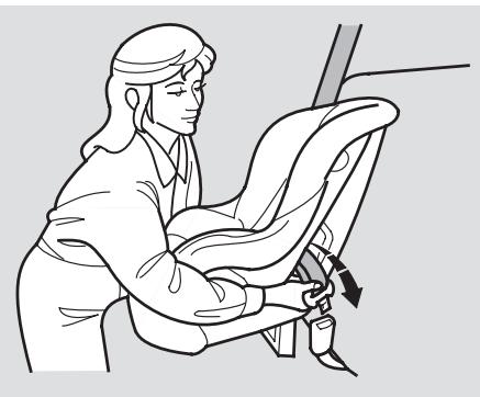Honda Pilot (2002-2006) - Installation d'un siège d'enfant avec une ceinture sous-abdominale/baudrier - 1