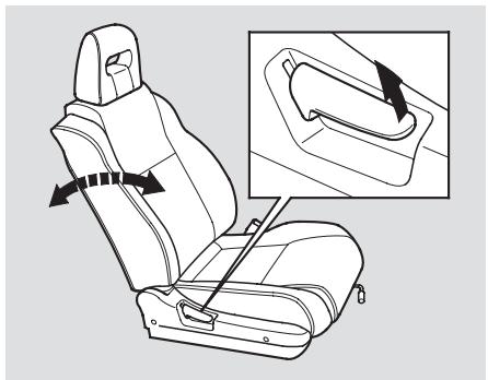 Honda Pilot (2002-2006) - Réglages manuels du siège - 2