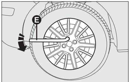 FIAT Linea (2007-2018) - Procéder au remplacement de la roue en agissant comme suit: - 2