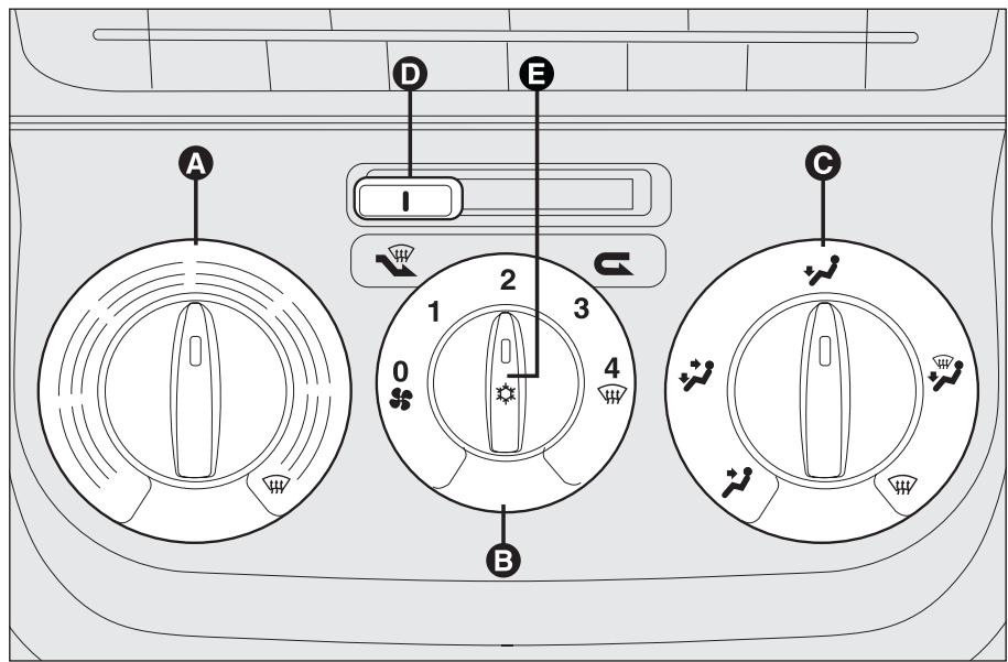 FIAT Linea (2007-2018) - COMMANDES fig. 41 - 1