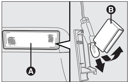 FIAT Linea (2007-2018) - PLAFONNIER MIROIR DE COURTOISIE fig. 33 - 1