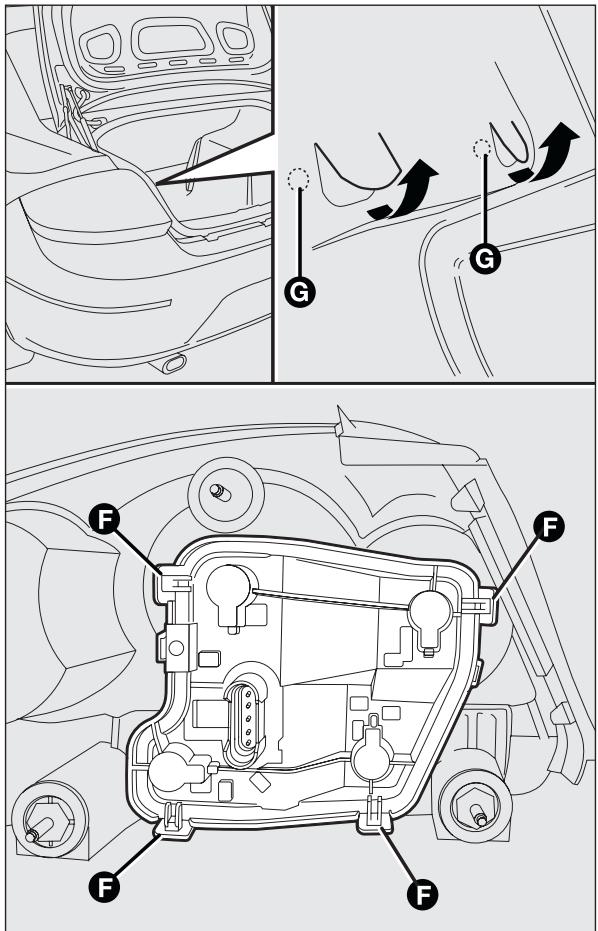 FIAT Linea (2007-2018) - GROUPES OPTIQUES ARRIERE fig. 22-23 - 1
