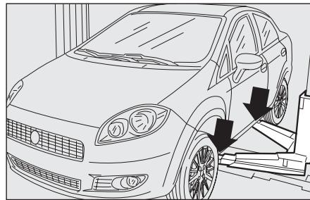FIAT Linea (2007-2018) - SOULEVEMENT DE LA VOITURE - 1