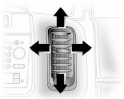 OPEL Vivaro A (2006-2014) - Bouches d'ération réglables - 1