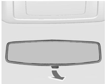 OPEL Vivaro A (2006-2014) - Rétroviseur interieur Position nuit manuelle - 1