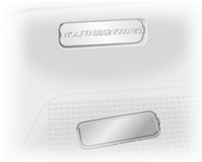 OPEL Vivaro A (2006-2014) - Numero d'identification du vehicule - 2