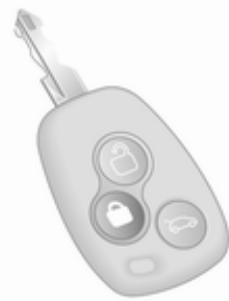 OPEL Vivaro A (2006-2014) - Verrouillage avec la télécommande à 3 boutons - 1