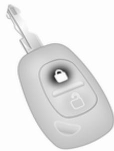 OPEL Vivaro A (2006-2014) - Verrouillage avec la télécommande à 2 boutons - 1