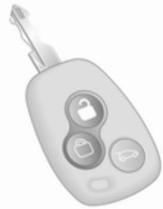 OPEL Vivaro A (2006-2014) - Déverrouillage avec la télécommande à 3 boutons - 1