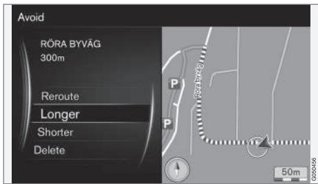 VOLVO Sensus (2017) - Sélectionner l'action souhaitée : - 1
