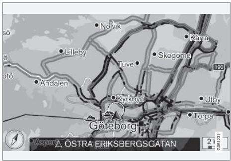 VOLVO Sensus (2017) - Navigation - informations routières avancées (RTTI) ^1,2 - 1